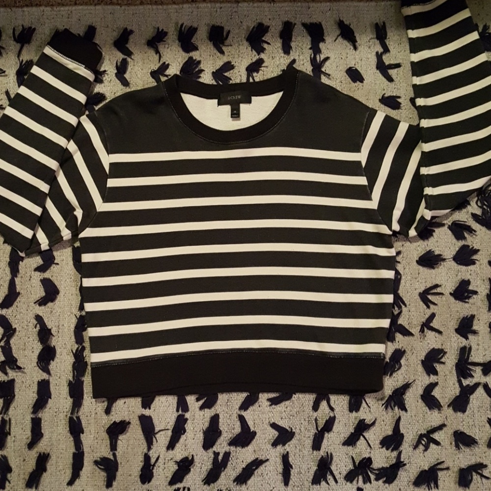 JCrew Cropped Sweatshirt (NWOT)